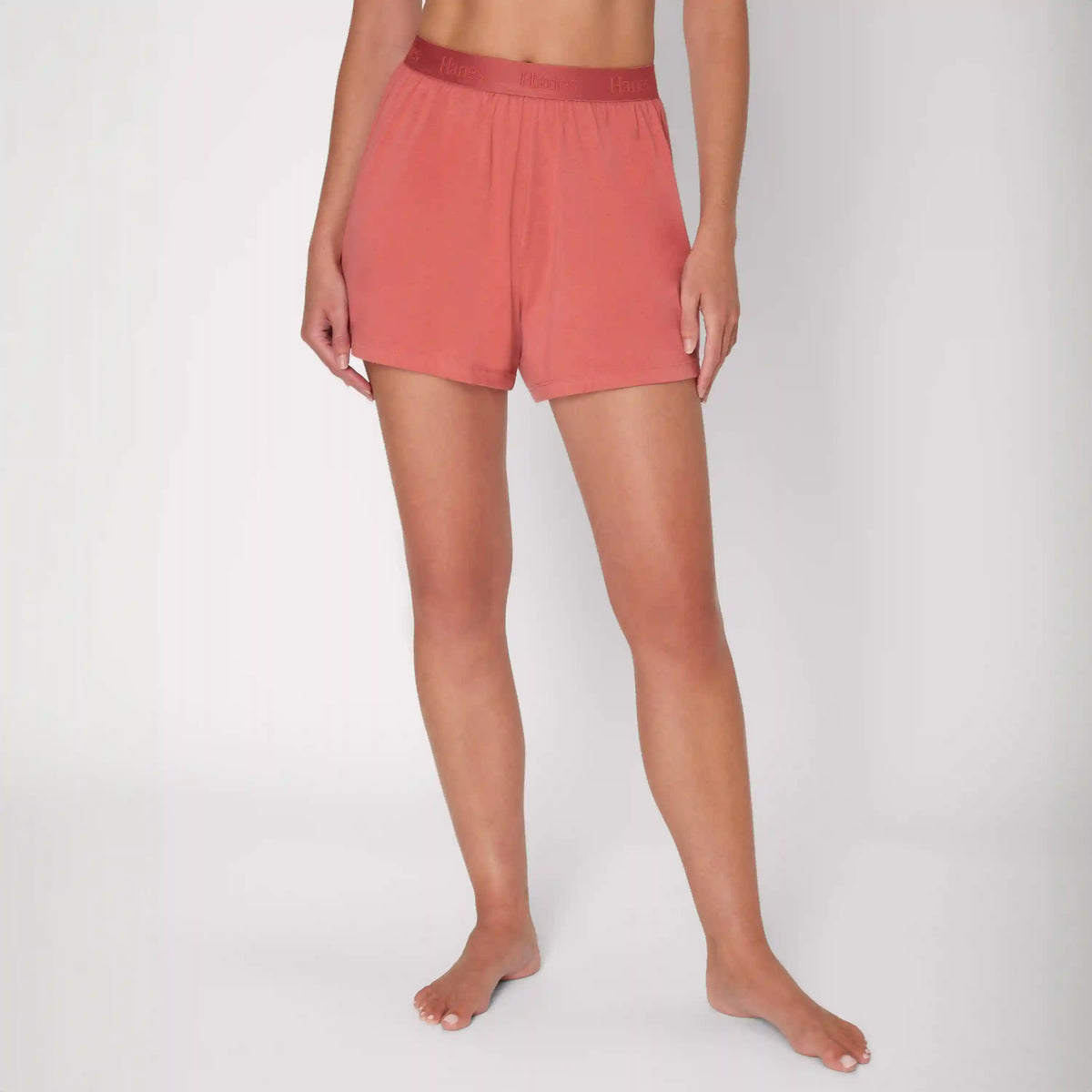 Hanes Originals Women's SuperSoft Comfywear Sleep Shorts, 3.25"