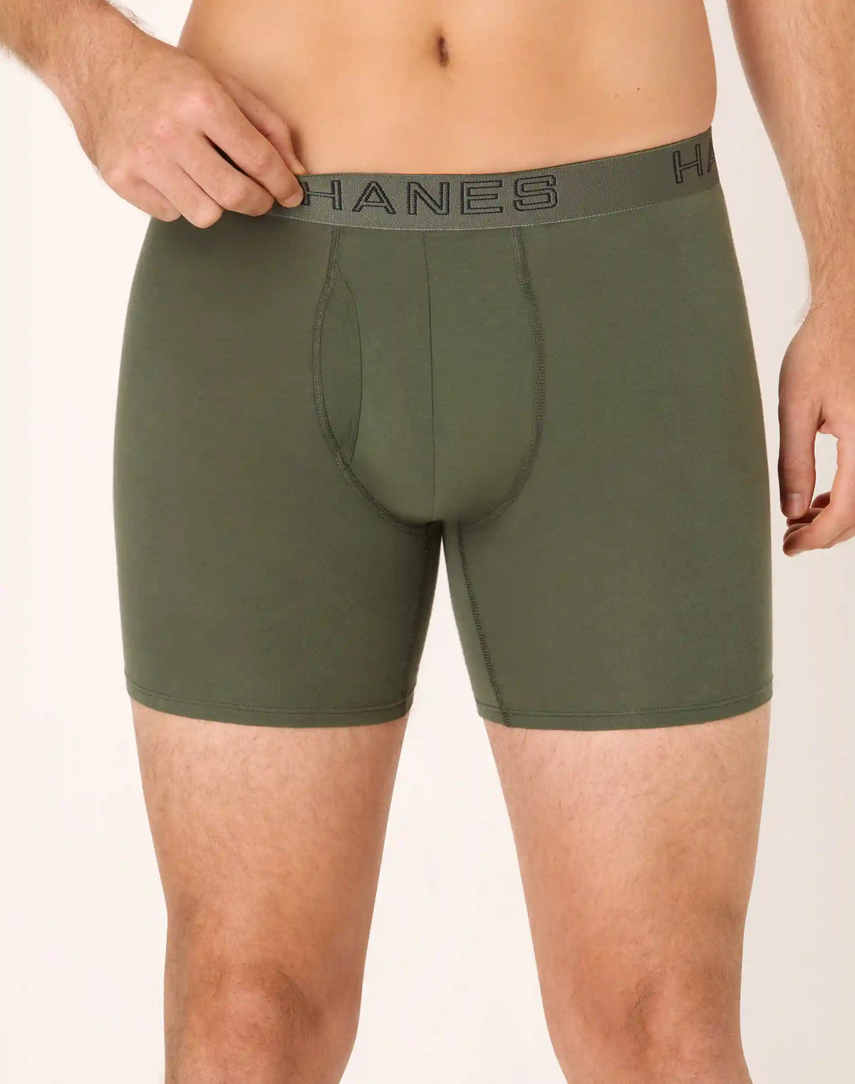 Hanes Ultimate Men's Boxer Briefs Pack - 3-Pack - Cotton-Stretch Underwear - Moisture-Wicking
