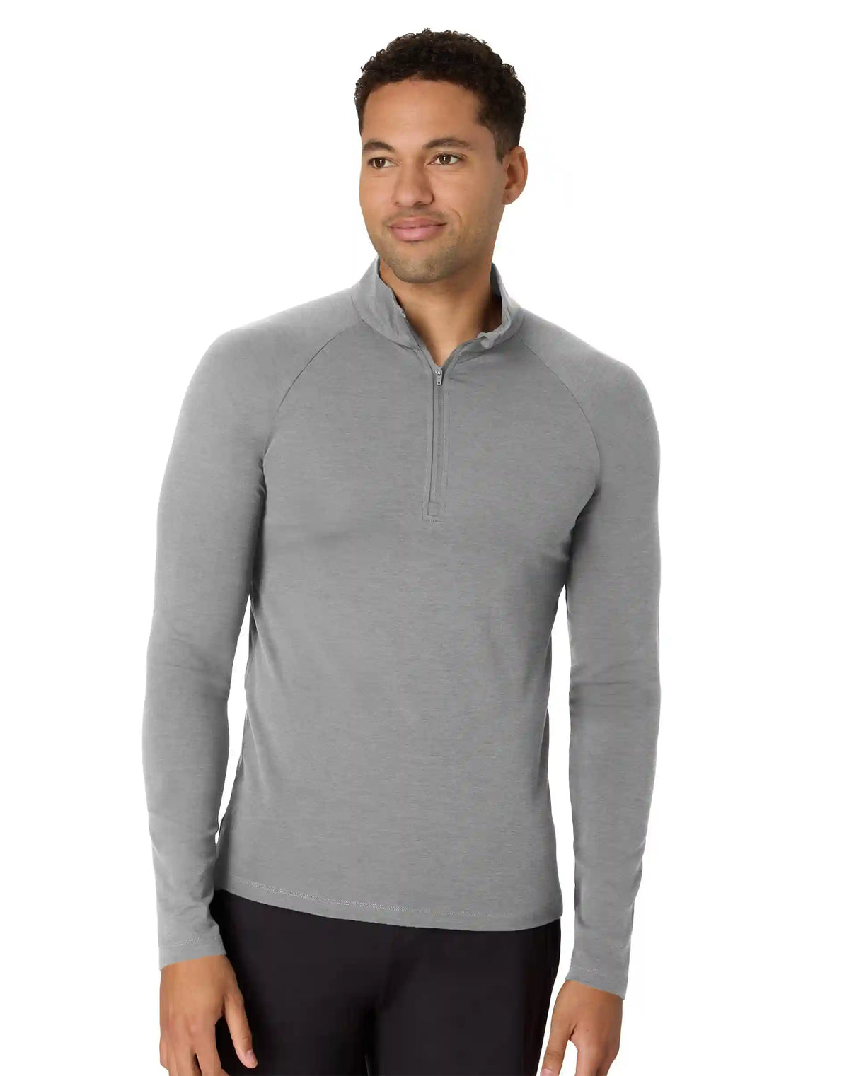Hanes Moves Men’s Quarter-Zip Pullover, Moisture-Wicking