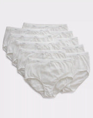Hanes Women's Breathable Cotton Brief Underwear, White or Assorted, 10-Pack