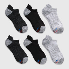 Hanes Moves Men's Heel Shield Socks Pack, 6-Pack, Moisture-WickingAthletic Socks