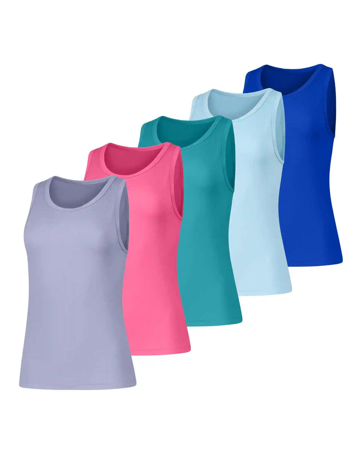Hanes Cool DRI Women’s Tank Top Pack, 5-Pack, Moisture Wicking