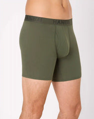 Hanes Ultimate Men's Boxer Briefs Pack - 3-Pack - Cotton-Stretch Underwear - Moisture-Wicking