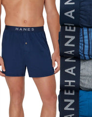 Hanes Ultimate Underwear Boxers Pack - 4-Pack - ComfortSoft Cotton Knit Boxers - Moisture-Wicking