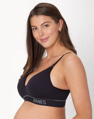 Hanes Maternity Women's Rib Nursing Bralette