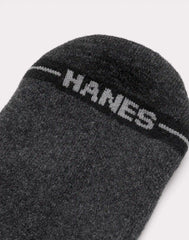 Hanes Double Tough Men's Low Cut Socks, Max Cushion, Shoe Sizes 12-14, 6-Pairs
