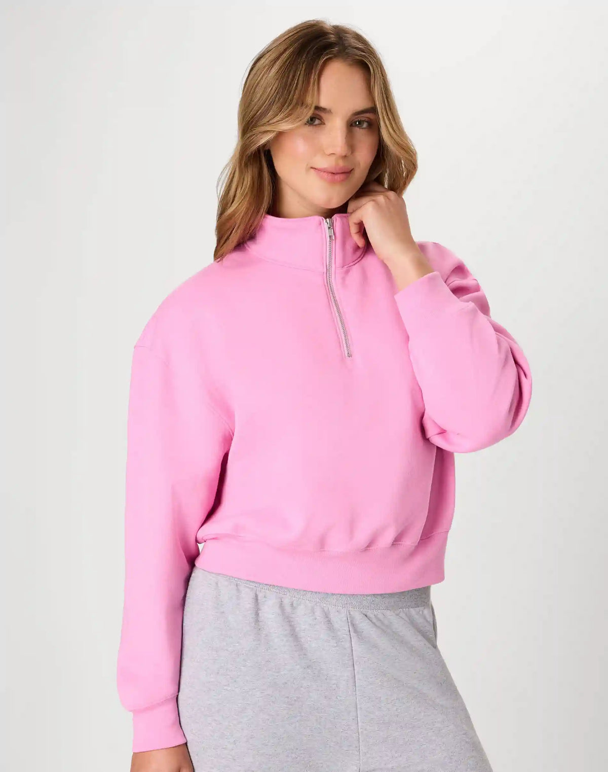 Hanes EcoSmart Women’s Fleece Quarter-Zip Pullover