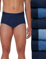 Hanes Ultimate Men's Underwear Briefs Pack - 6-Pack - ComfortSoft Moisture-Wicking - Cotton