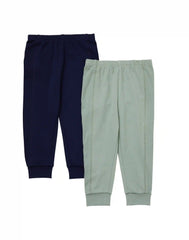 Hanes Pure Comfort Baby French Terry Joggers, Organic Cotton, Boys & Girls, 2-Pack